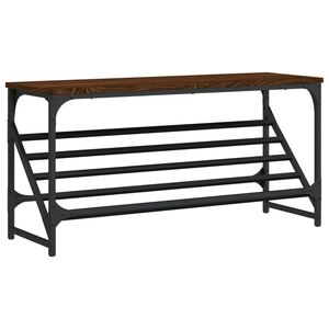 vidaXL Pantofar, stejar maro, 90x30x45 cm, lemn compozit