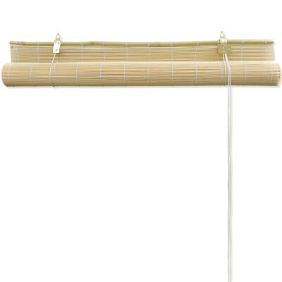 Jaluzele rulabile, 80 x 160 cm, bambus natural