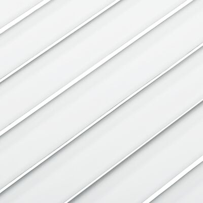 vidaXL Uși dulap design lambriu 2 buc. alb 39,5x39,4 cm lemn masiv pin