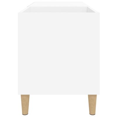 vidaXL Comodă discuri, alb, 84,5x38x48 cm, lemn prelucrat