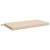 vidaXL Perna pentru bancă SOEST 100% Polyester Crem 80 x 40 x 5 cm