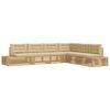 vidaXL 7 buc. Set de canapele de exterior Poliester Alb