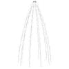 vidaXL Instalație brad de Crăciun cu 250 LED-uri, alb rece, 250 cm