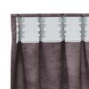vidaXL Cortine din catifea cu perdele 2 pcs Maro 140 x 140 cm Catifea