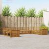 vidaXL Seturi de canapele 9 pcs natural Lemn Solid de Acacia
