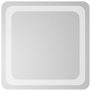 vidaXL Oglindă de baie cu LED, 40x40 cm