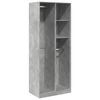 vidaXL Șifonier, gri beton, 80x50x200 cm, lemn prelucrat