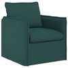 vidaXL Set de canapea 2 pcs Verde &icirc;nchis 196 x 82 x 85 cm țesătură