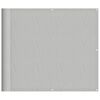 vidaXL Paravan de balcon gri deschis 90x700 cm 100% poliester oxford