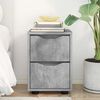 vidaXL Noptieră Gri din beton 30,5 x 30 x 43 cm Lemn compozit