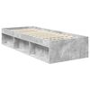 vidaXL Cadru de pat cu headboard Gri Concret 75 x 190 cm Lemn compozit
