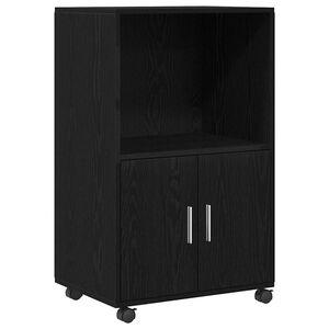 vidaXL Dulap Stejar Negru 55 x 40 x 82 cm