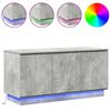 vidaXL Cabinet TV Gri din beton 100 x 38 x 49 cm Lemn compozit