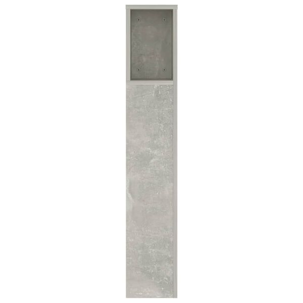 vidaXL Dulap tăblie, gri beton, 140x18,5x104,5 cm
