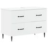vidaXL Dulap pentru Chiuveta de Baie HAARLEM Alb 82 x 41 x 58,5 cm