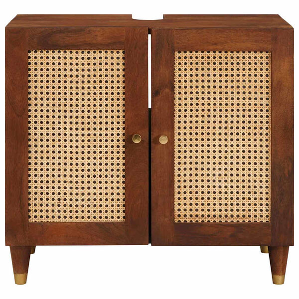 vidaXL Dulap de chiuvetă cu raft Maro 62 x 33 x 58 cm Lemn compozit