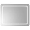vidaXL Oglindă de baie cu LED, 80x60 cm