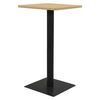 vidaXL Masă de bistro, culoarea stejarului, 60 x 60 x 107 cm