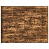 vidaXL Cadru de pat cu depozitare Stejar fumuriu 150 x 200 cm