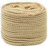 vidaXL Fr&acirc;nghie utilitară multifuncțională 6 mm 100 m natural PP
