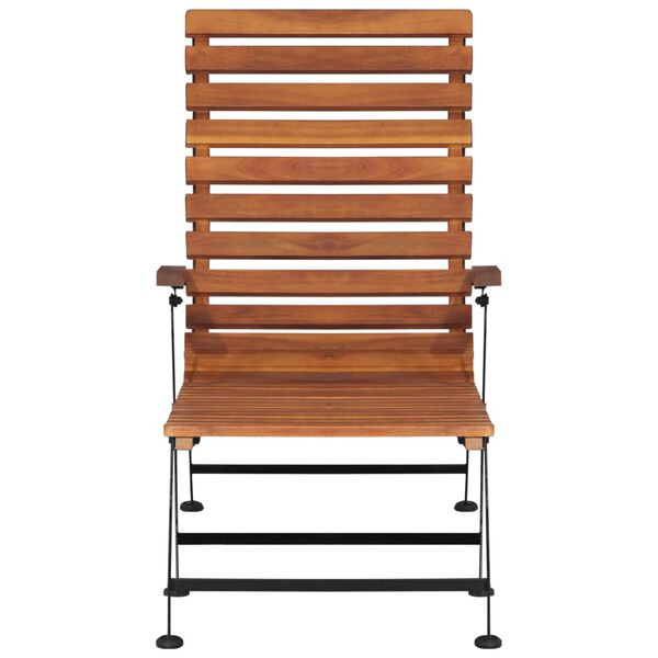 vidaXL Scaun de exterior pentru terasă, lemn masiv de acacia