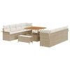 vidaXL Set de canapele pentru grădină Bej și crem