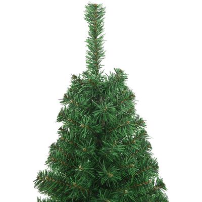 vidaXL Pom de Crăciun artificial cu ramuri groase, verde, 150 cm, PVC