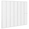 vidaXL Paravan cadă de duș 140x168 cm, 7 panouri pliabil cu suport prosoape