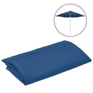 vidaXL P&acirc;nză de schimb umbrelă de soare grădină albastru azuriu 300 cm