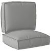 vidaXL Set de perne pentru palet Material Oxford Gri 50 x 50 x 12 cm