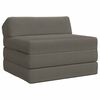 vidaXL Canapea Pat Pliabilă Gri deschis 200 x 70 x 10 cm