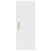 vidaXL Dulap de perete, alb, 34,5x34x90 cm, lemn compozit