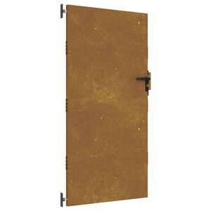 vidaXL Poartă de grădină 85x200 cm, oțel Corten