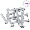 vidaXL Șurub 1800 buc. Argintiu M6 x 50 mm Oțel