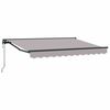 vidaXL Cort electric retractabil Gri deschis 3,5 x 2 m