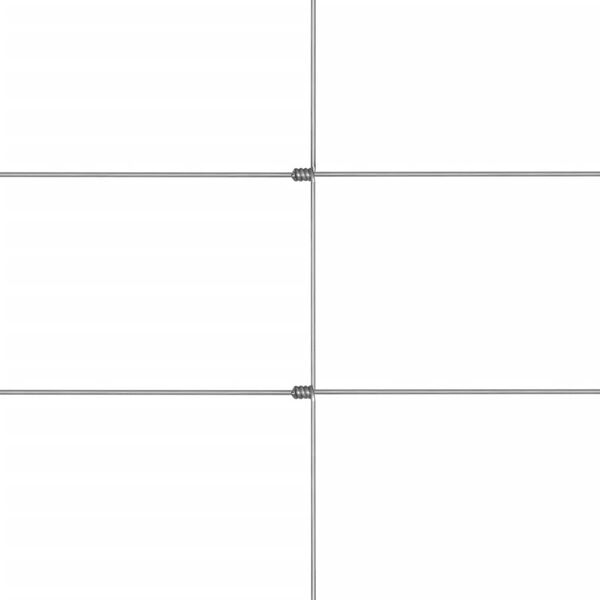 vidaXL Gard de grădină, argintiu, 50x1,6 m, oțel galvanizat