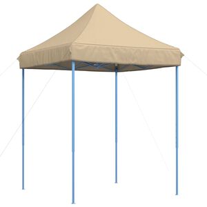 vidaXL Cort de petrecere pliabil Pop-Up, 200x200x306 cm, bej