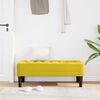 vidaXL bancă cu pernă Galben 113 x 57 x 39 cm Catifea
