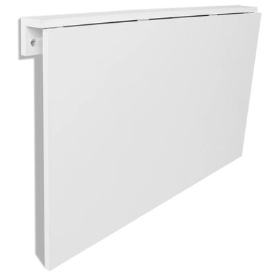 vidaXL Masă de perete pliabilă, alb, 100 x 60 cm