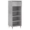 vidaXL Pantofar, gri beton, 40x36x105 cm, lemn prelucrat
