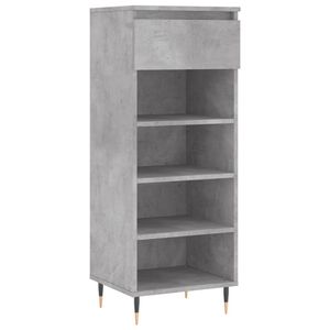 vidaXL Pantofar, gri beton, 40x36x105 cm, lemn prelucrat