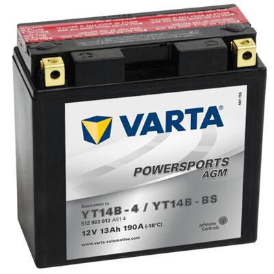 Varta Baterie AGM 12 V 13 Ah YT14B-4 / YT14B-BS
