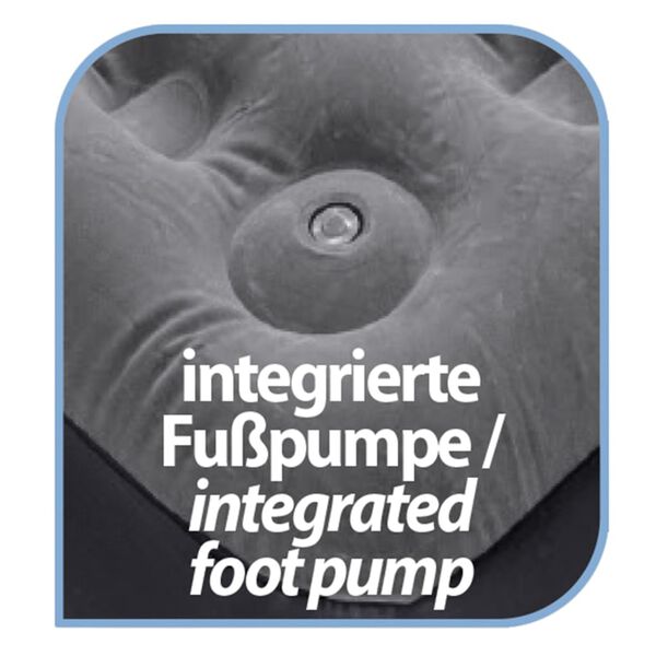 Happy People Pat gonflabil &bdquo;Queen Size&rdquo;, antracit, 203x152x22 cm