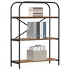 vidaXL Raft pentru cărți Lemn vechi 80 x 30 x 109 cm Lemn compozit