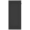 vidaXL Dulap depozitare de exterior, negru, 65x37x85 cm, PP