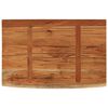 vidaXL Raft perete 50x30x3,8 cm dreptunghiular lemn acacia margine vie