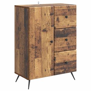 vidaXL Bufet cu sertar Lemn vechi 66 x 34,5 x 90 cm Lemn prelucrat