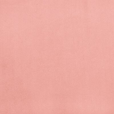 vidaXL Cadru de pat, roz, 90x190 cm, catifea