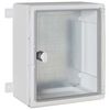 vidaXL Dulap de control Gri 37 x 16,5 x 35 cm Plastic ABS