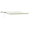 vidaXL Cort electric retractabil Crem și Antracit 4,5 &times; 3,5 m